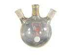 Kontes Glass 500ML Angled 3-NECK 14/20 Round Bottom Flask 295550-0500 #3. Fixed Price $34.99.