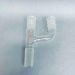 Ace Glass Claisen Adapter With Parallel Side Arm 24/40 Joints. Fixed Price $75.00.