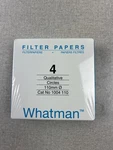 Ge Whatman Grade Qualitative Circle Filter Papers 110MM Cat No. 1004. Fixed Price $25.00.