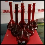 Kimax 500ML Ray-sorb Class Red Glass Volumetric Flask 28016-500 R/CZ17. Fixed Price $161.00.