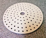Coorstek Glazed Perforated Desiccator Plate 190MM 5MM Holes 23MM Ctr 60455. Fixed Price $19.50.