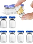 Zwcp 5ML Glass Vials For Injections, Self-healing Port, Empty. Fixed Price $14.21.
