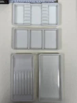 Lot Of 4 The American Cabinet Co. Dental Instrument Tray Set, Vintage, Dentistry. Fixed Price $64.99.