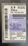 Kerr Dental Size 35 30MM Stainless Steel K-flex 6-FILE Per Box. Fixed Price $7.99.