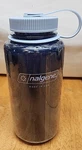Nalgene Sustain Dark Blue Bottle With Light Cap New - 32 Oz. Wide Mouth. Fixed Price $12.31.