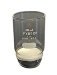 Pyrex Glass 30ML Gooch Crucible Fine Frit 30MM Filter Funnel High Form 32940-30F. Fixed Price $20.99.
