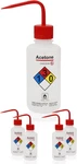 4PCS Of Acetone Wash Bottles, VOL.500ML (17OZ), Narrow Mouth, Self-venting Safet. Fixed Price $59.99.