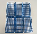 Lot 6 Heathrow Scientific Coated Wire Racks For 10-13MM Tubes 120089 Autoclave. Fixed Price $40.00.
