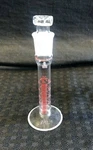 Kontes Bantam-ware Glass 14/20 Joint Tc 5ML Graduated Cylinder, 20039-05 Chipped. Fixed Price $24.99.