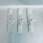 Ace Glass Vacuum Inlet Distilling 24/40 Lot Of 3 Adapters. Fixed Price $135.00.