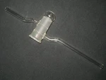 Chemglass High Vacuum Single Oblique Stopcock W/ 10MM Od Sidearms, No Plug. Fixed Price $29.99.