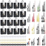 16 Pcs Quartz Clock Movement Kit 20MM Shaft 11MM Thread Hands Hook Nails. Fixed Price $36.99.
