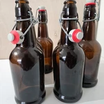 Ez Cap Swing Top Glass Bottles 16OZ Home Brewing Beer Soda Kombucha - Pk Amber. Fixed Price $26.49.