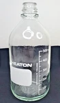 500ML Wheaton Graduated Glass Media / Lab Storage Bottle, *no Lid* Vgc. Fixed Price $12.88.