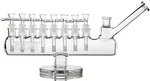 Thick Grav Clear Menorah Bong Heavy Glass Water Pipe Hookah Bubbler Cool *usa*. Fixed Price $189.99.